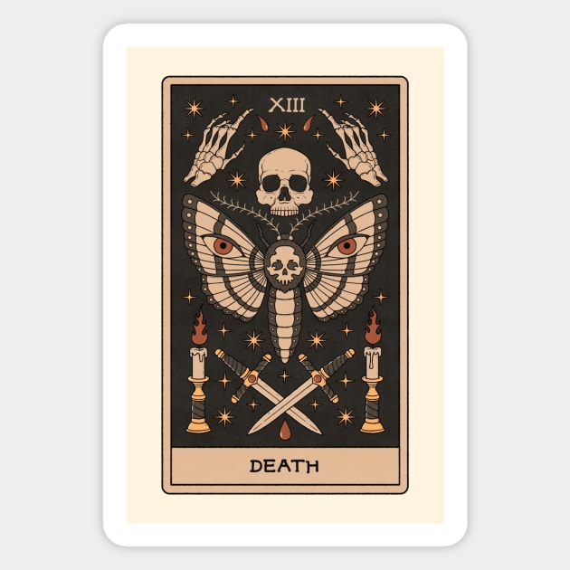 Death - Tarot Card Magnet by thiagocorrea